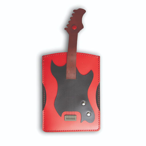 Picture of ELECTRIC GUITAR LEATHER PASSPORT HOLDER